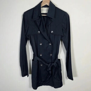 GRAHAM & SPENCER | DOUBLE BREASTED SHORT TRENCH COAT